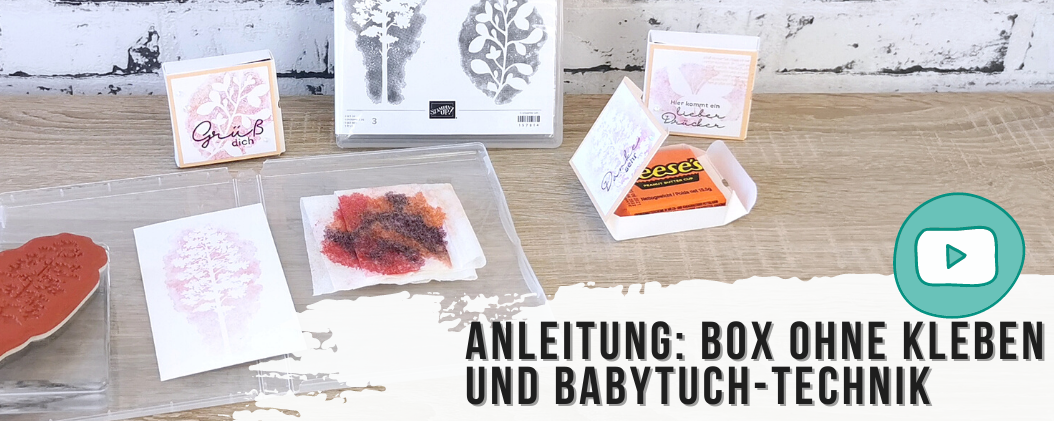 Anleitung Verpackungsbox und Babytuchtechnik